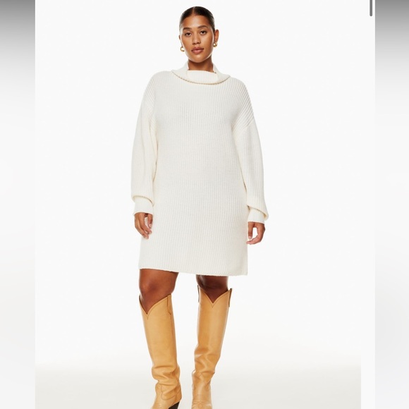 Wilfred Sweaters - Aritzia Wilfred Montpellier Sweater Dress in Light Birch